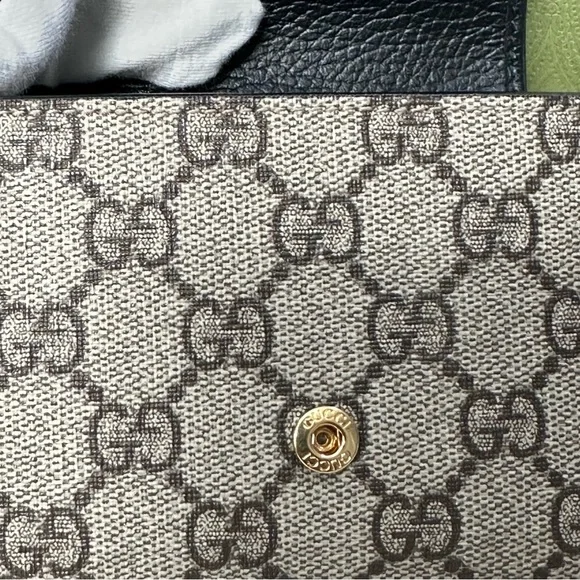 Authentic Gucci Marmont Supreme Compact Wallet - Picture 8 of 10